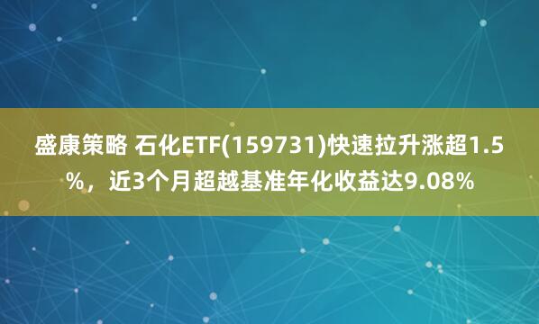 盛康策略 石化ETF(159731)快速拉升涨超1.5%，近3个月超越基准年化收益达9.08%